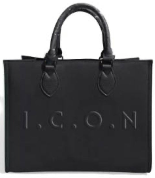 "Fall Black" I.C.O.N Tote